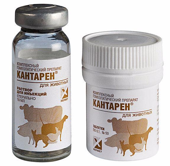 Ветеринарный препарат «Кантарен»: состав, дозировка, инструкция с фото
