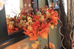 Осенний топиарий из кленовых листьев: изготовление своими руками - фото